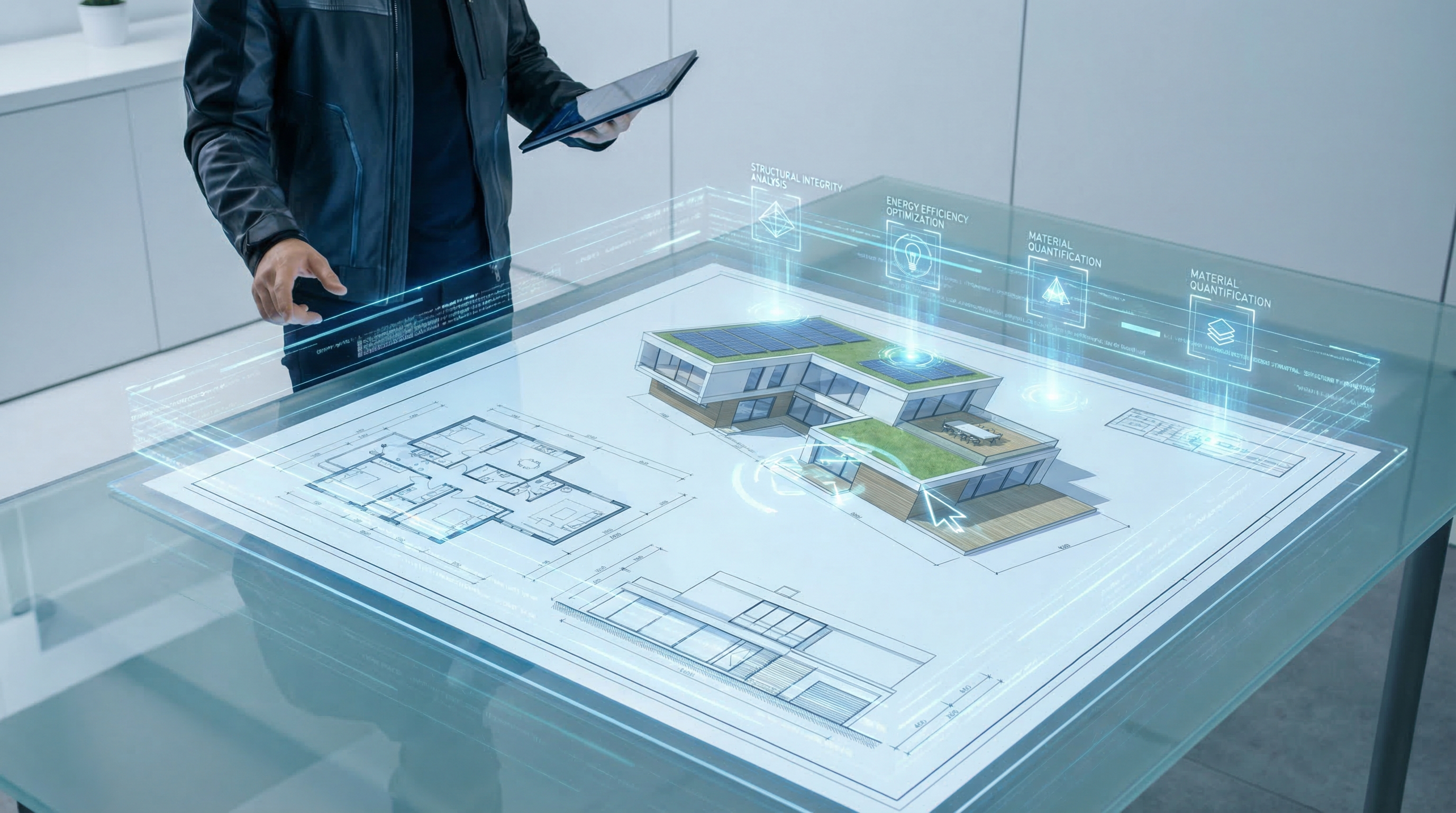 AI-driven architectural blueprint visualization